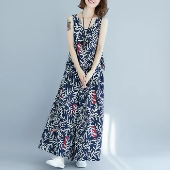 

Vintage Print Sexy Two Piece Set Wom O-Neck Shirt Top Summer Elastic Waist Loose Wide Leg Pant Women 2 Pieces Sets