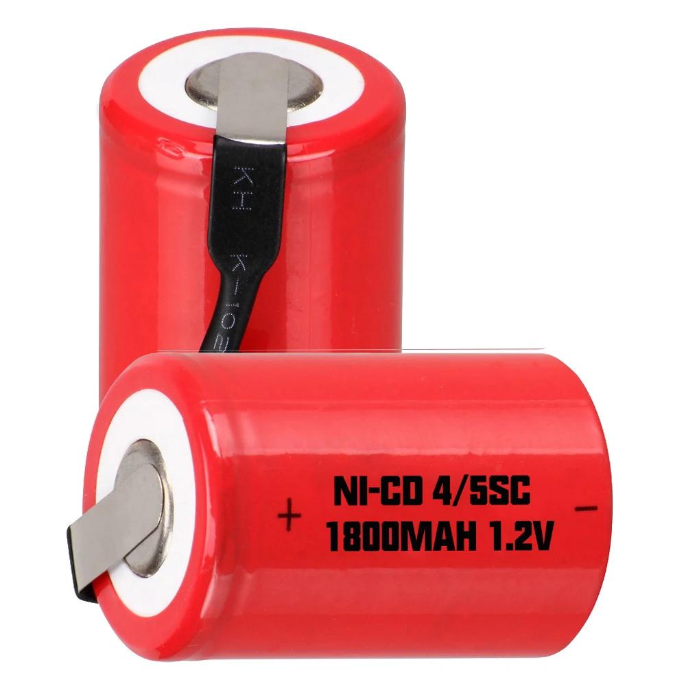 

Lowest price 2 piece 4/5SC battery 1.2v batteries rechargeable 1800mAh nicd battery for power tools akkumulator