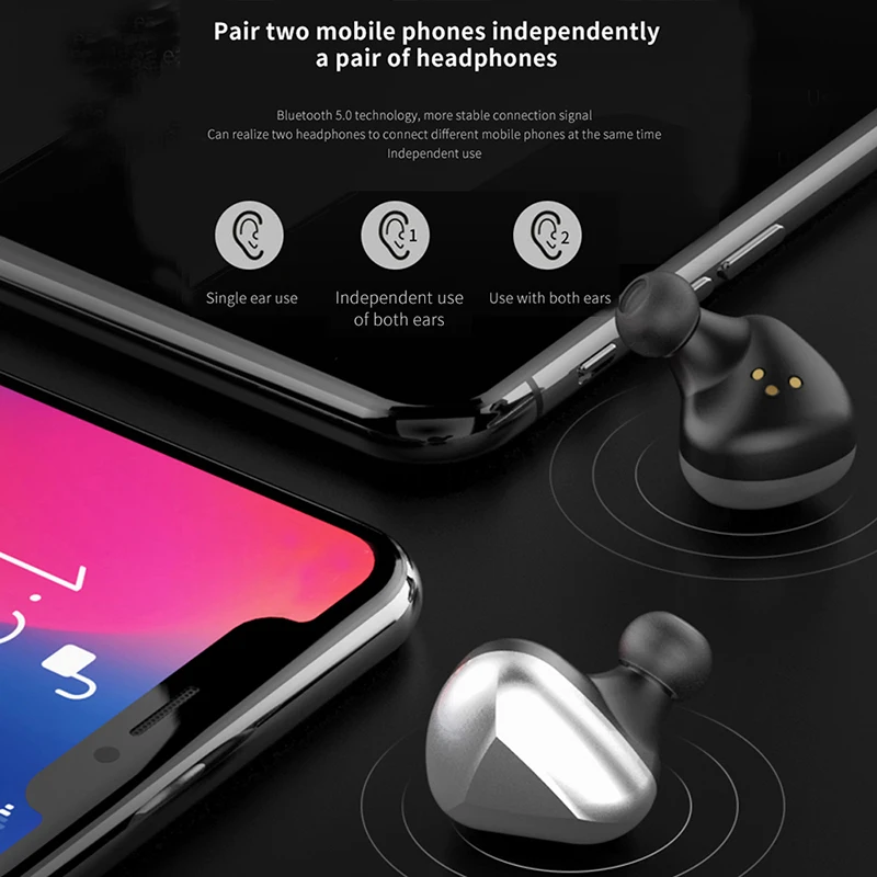 Bluetooth наушники PRITOM T50 TWS игровая гарнитура с микрофоном|Наушники и гарнитуры| |