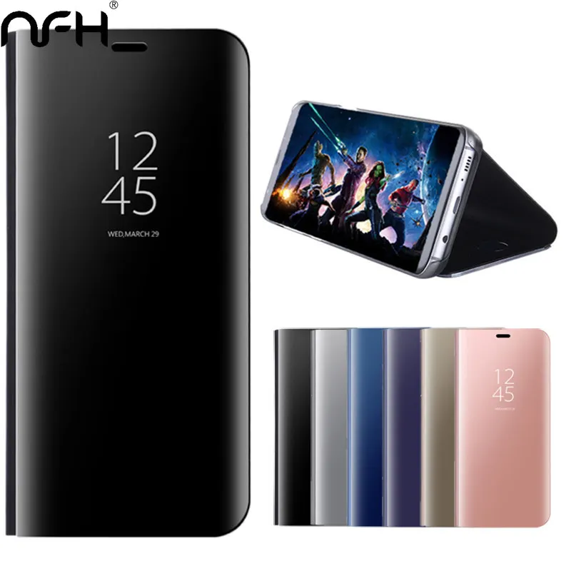 

S8 Plus Original NFH Accessories Clear View Smart Case for Samsung Galaxy S8 S8 Plus Back Cover For Samsung S 8 Flip Cover Coque