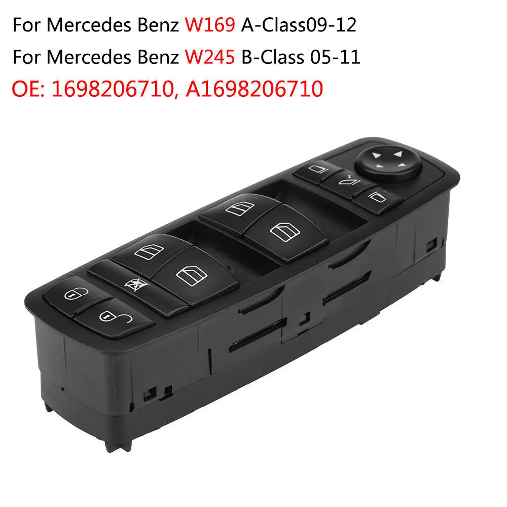 

Electric Power Master Window lock Control Switch Regulator Button for Mercedes Benz W245 W169 A1698206710, A 169 820 67 10 F041