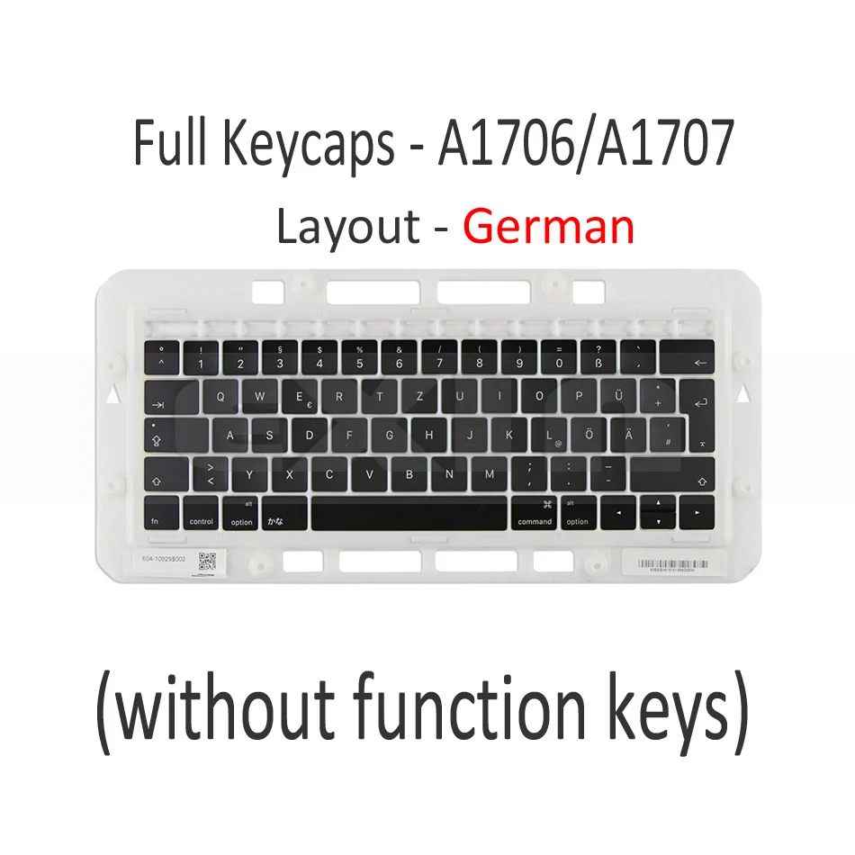 Оригинальные Для Macbook Pro Retina 13 &quot15&quot A1706 A1707 A1708 немецкая клавиатура Deutsch DE Keyboard Keycap
