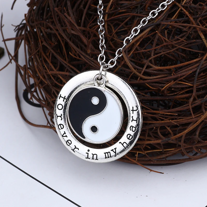 Best-Friends-Jewelry-Yin-Yang-Tai-Chi-Pendant-Necklaces-Love-Forever-In-My-Heart-Choker-Necklace (3)
