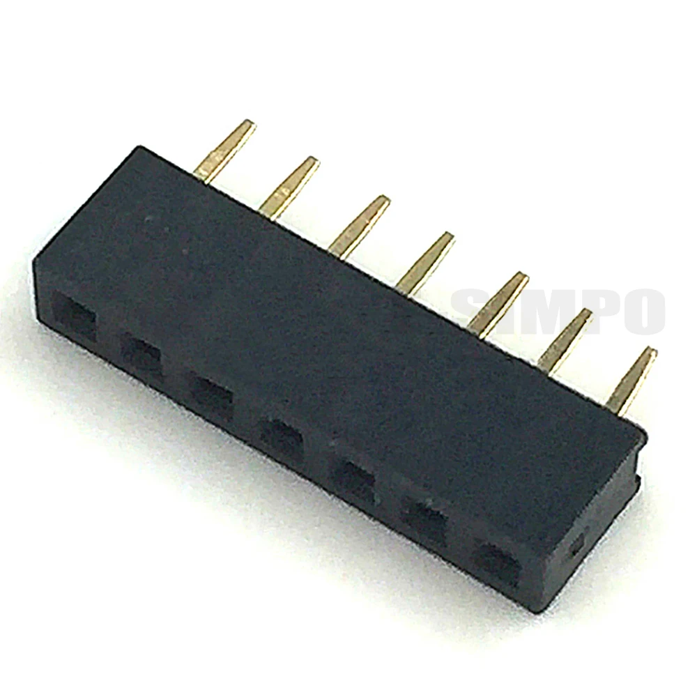 1x7p 2.0mm pitch female header