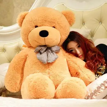 

Wholesale 100 cm teddy bear plush toys high quality and low price skin holiday gift birthday gift valentine gift Clothes