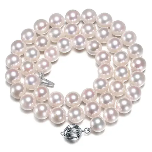 

Free Shipping >>>>AAA perfect natural 10-11mm white south seas pearl necklace 18inch