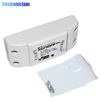 

Sonoff 433mHz RF Wifi Smart Remote Control Switch AC220V/10A Modified Internet of Things Switches Module For Intelligent Home