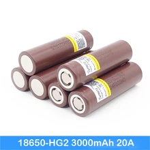 Батарея 18650 hg2 3000mah 20a мод батареи для отверток Turmera 18650 батарея jun5