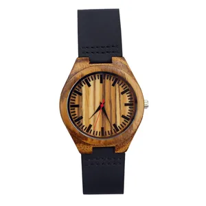 promotion Lovers handmadeGifts Men's Wooden Quartz Watch Women's Natural Ebony Wood Sports Clock Genuine Leather Reloj de madera promotion Lovers handmadeGifts Men's Wooden Quartz Watch Women's Natural Ebony Wood Sports Clock Genuine Leather Reloj de madera