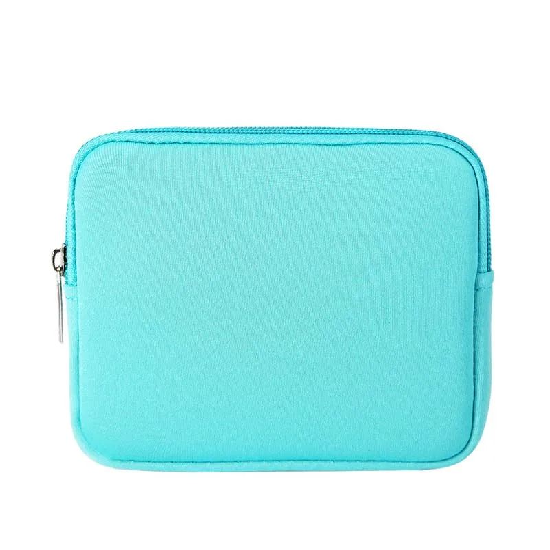 Обратите внимание на размер, чехол для компьютера, цветной полиэстер, карман для ноутбука, чехол для ноутбука, сумка на молнии, рукав 11X14 см - Цвет: Синий