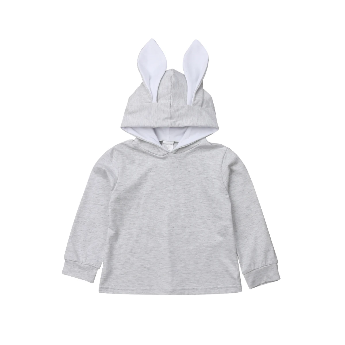 

Baby Girls Kids Clothes Rabbit Ear Bunny Hoodie Coat Tops Warm Autumn Jacket Outwear Snowsuit Girl Boy 1-6T