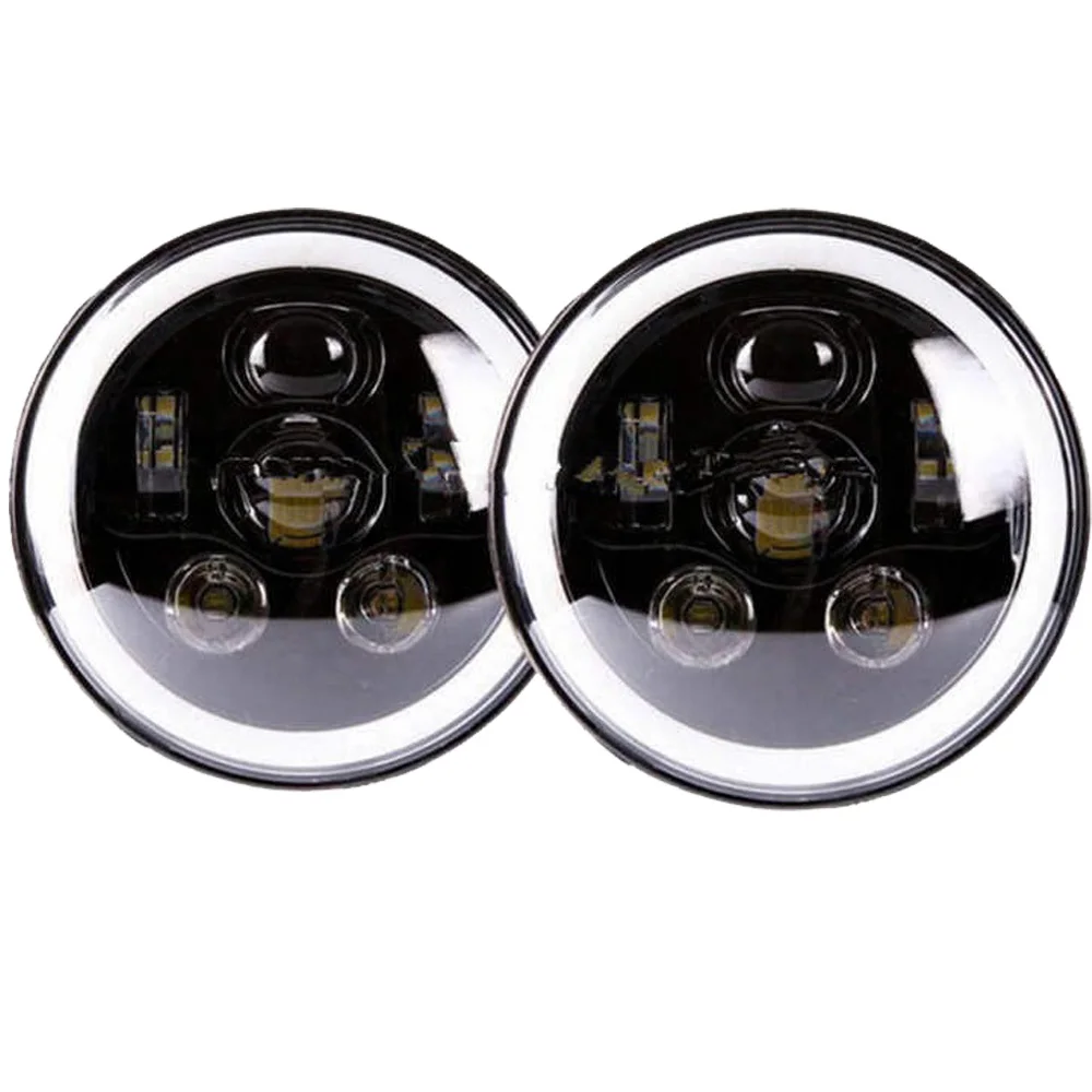 7 Inch Projector Daymaker Led Headlight HiLo Beam DRL Turn Signal For Lada 4x4 Urban Niva Jeep Suzuki Samurai LED Headlamp