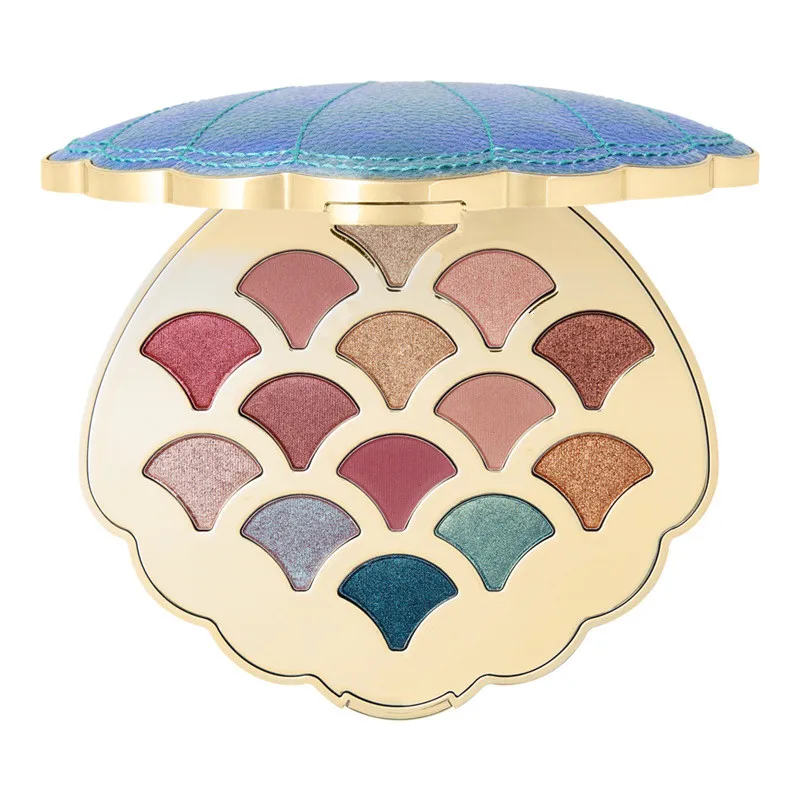 

Brand 14 Color Shell Frosted Eyeshadow Palette Earth Tone Soft Gloss Glitter Sequins Shadow Powder Smoked Makeup Cosmetics Set