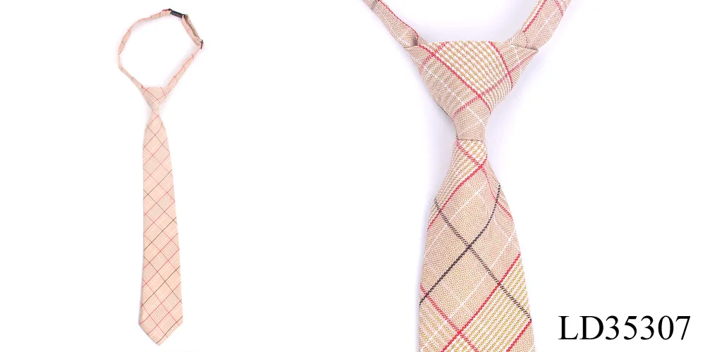 Модные мужские и женские галстуки для шеи, хлопковые галстуки для мальчиков и девочек, тонкий галстук с рисунком «Шотландка» для подарков