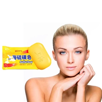 

Sulfur soap 85g anti-wrinkle whitening face soap moisturizing nourishing body care
