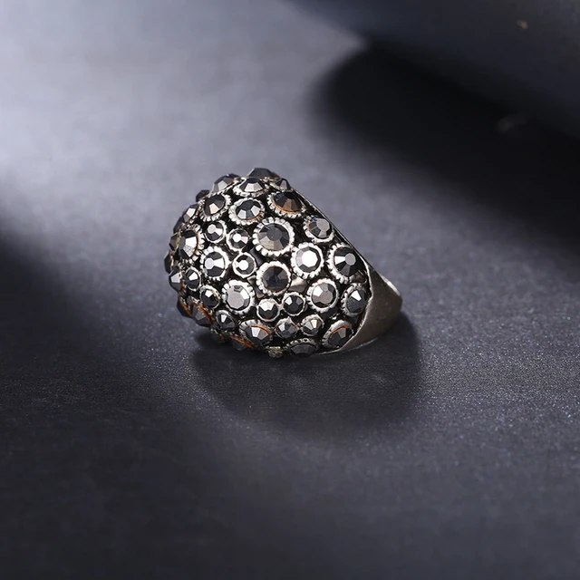 ROXI Ring Brand Top Quality Genuine Crystal Rose Gold Color Fashion Ring For Women Wedding Gift Party Body Jewelry For Women