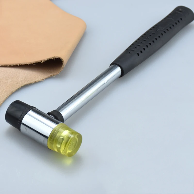 Лучший Бесплатная доставка резиновый молоток Коврики Молотки S, игла Arts Leather Craft Молотки, молоток Кожа Craft Tool, вышивание Инструменты аксессуар