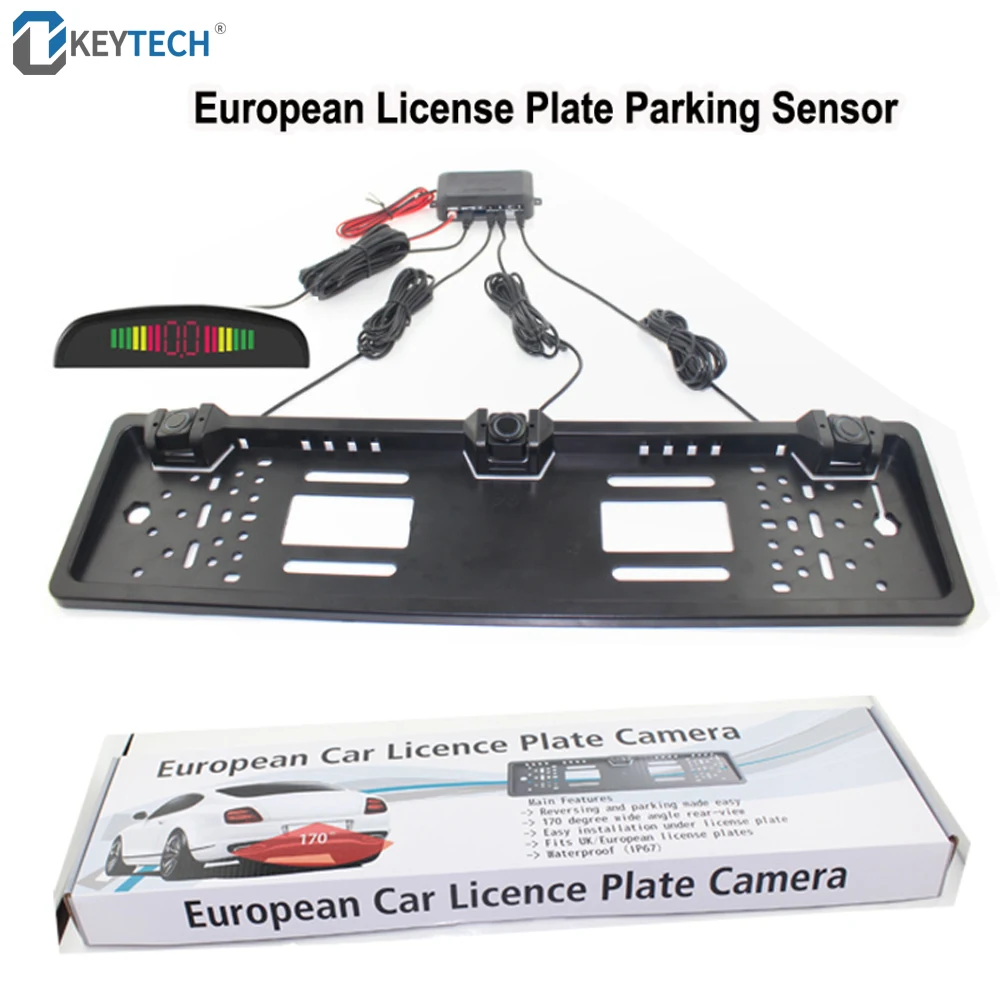 OkeyTech New Car Parking Sensor Kit Auto Reversing Radar European