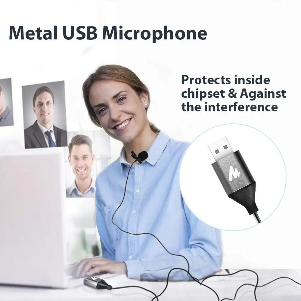 AU-410 USB lavalier microphone 18