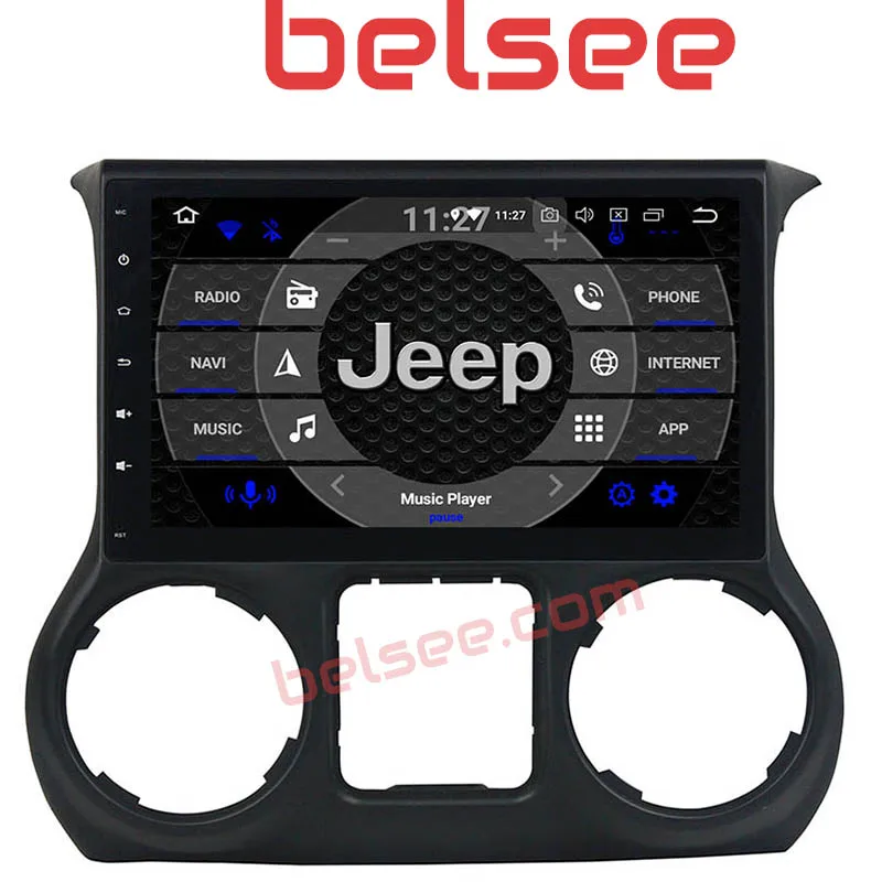 

Belsee 10.1 Screen Android 9.0 Auto Head Unit Radio Car Stereo Navigationfor Jeep Wrangler JK 2011 2012 2013 2014 2015 2016 2017