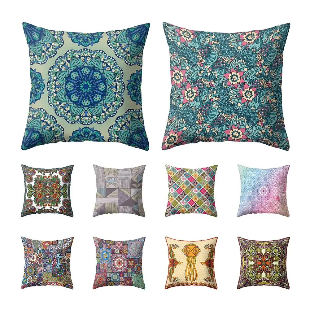 

Hot Retro Flower Throw Pillow Case Home Office Car Decor Sofa Bed Cushion Cover