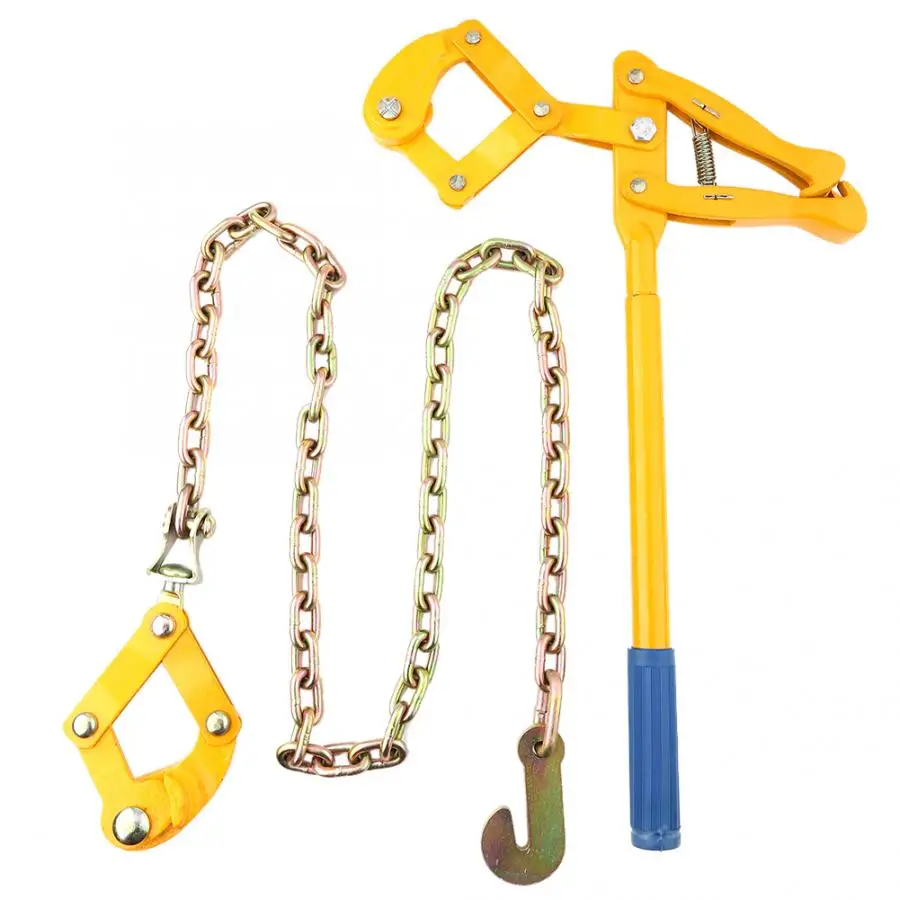 

Heavy Duty Farm Fence Strainer Fencing Repair Wire Pulling Tool Tensioner 1.2M Chain Fence Wire Puller