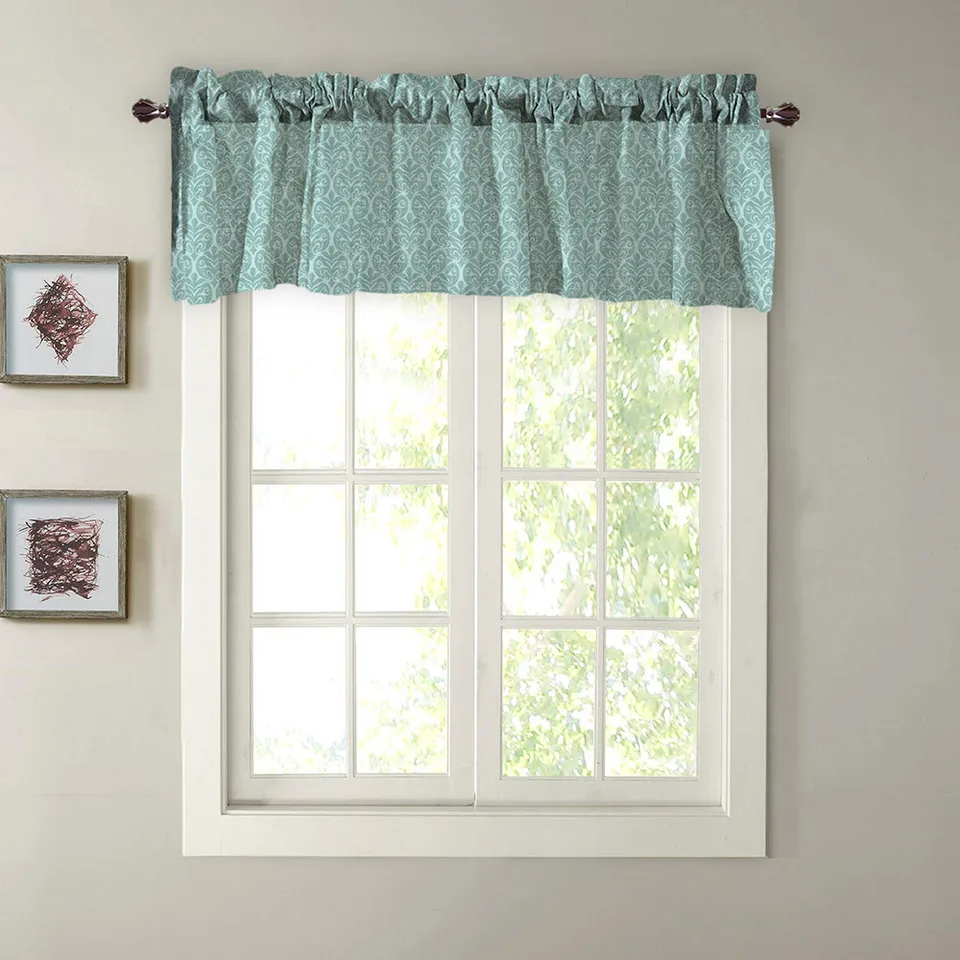 Valance Curtains Extra Wide And Short Window Treatment Kitchen