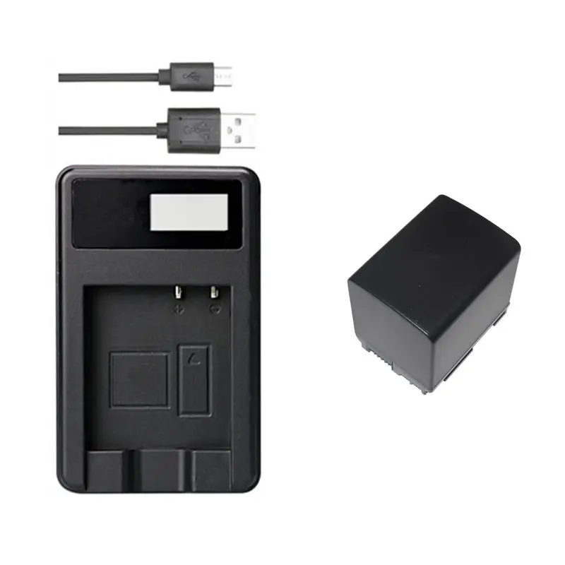 BP-820 BP820 BP-828 BP828 полный Расширенный аккумулятор и зарядное устройство LCD USB для Canon