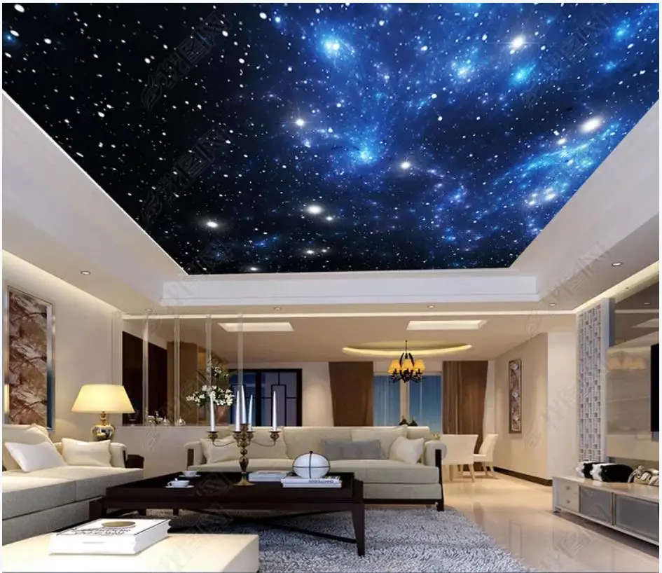 Custom Photo Wallpaper 3d Ceiling Wallpaper Fantasy Universe