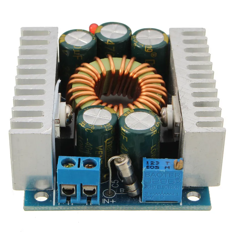 Inverters Converters 12A 100W up to 200W DC-DC Buck Step-Down 5-30V to 1.25-30V Laptop Car Led Converter Power Supply Module 50pcs lot mje13009 13009 on to 220 transistors bipolar bjt 12a 400v 100w npn e13009 2
