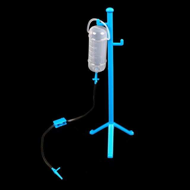 1 Set Child Medical Kit With Hanging Bottle Simulation Hospital Pretend Play Doctor Play Set Toy For Children Role-playing Games 3