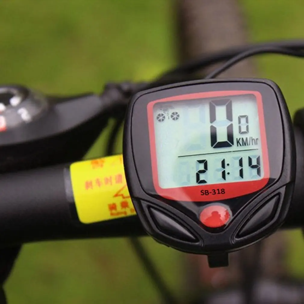 

2019 New SB-318Wired Bicycle Bike Cycle Digital LCD Display Computer Speedometer Odometer Stopwatch Display Code Table