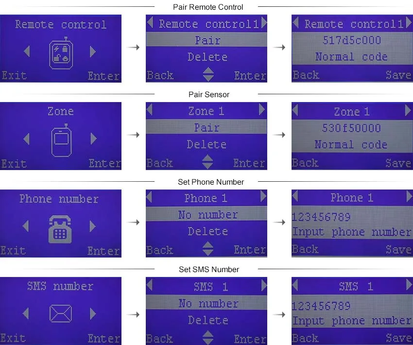 HOMSECUR lcd Беспроводная GSM сигнализация для дома и офиса с автоматическим набором, основная панель для наших 433 МГц GSM сигнализация YA08