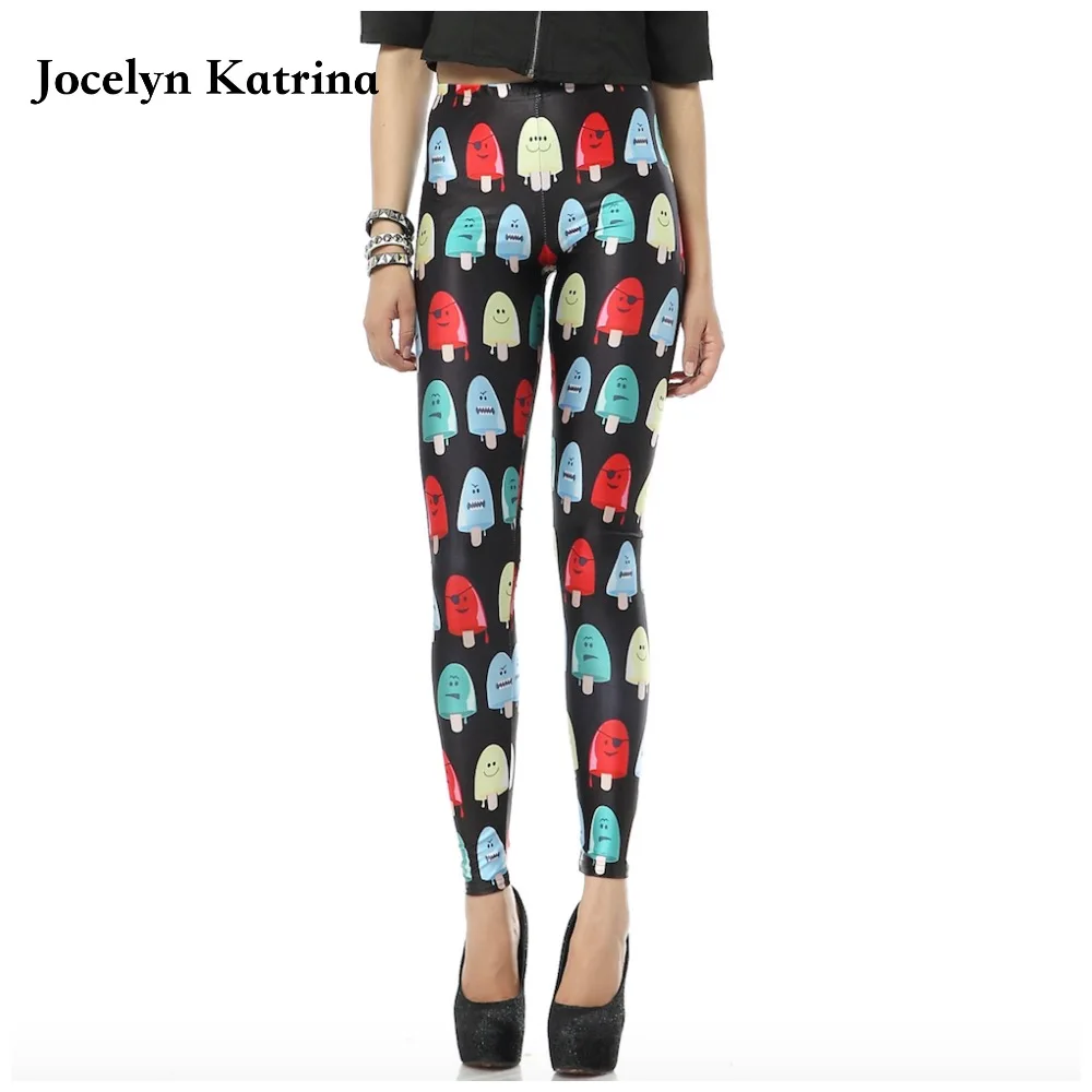 

2017 New Women Athletic Sportswear Yoga Pants Gym Leggings Soft Elastic Workout Colorful Pattern Jogging Fitness Pants