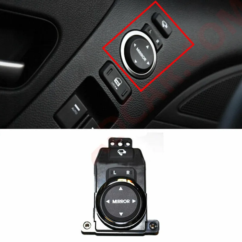 935732M0009P боковое зеркало складное управление Кнопка регулировки для Hyundai Genesis Coupe 2009-2012 935732M000
