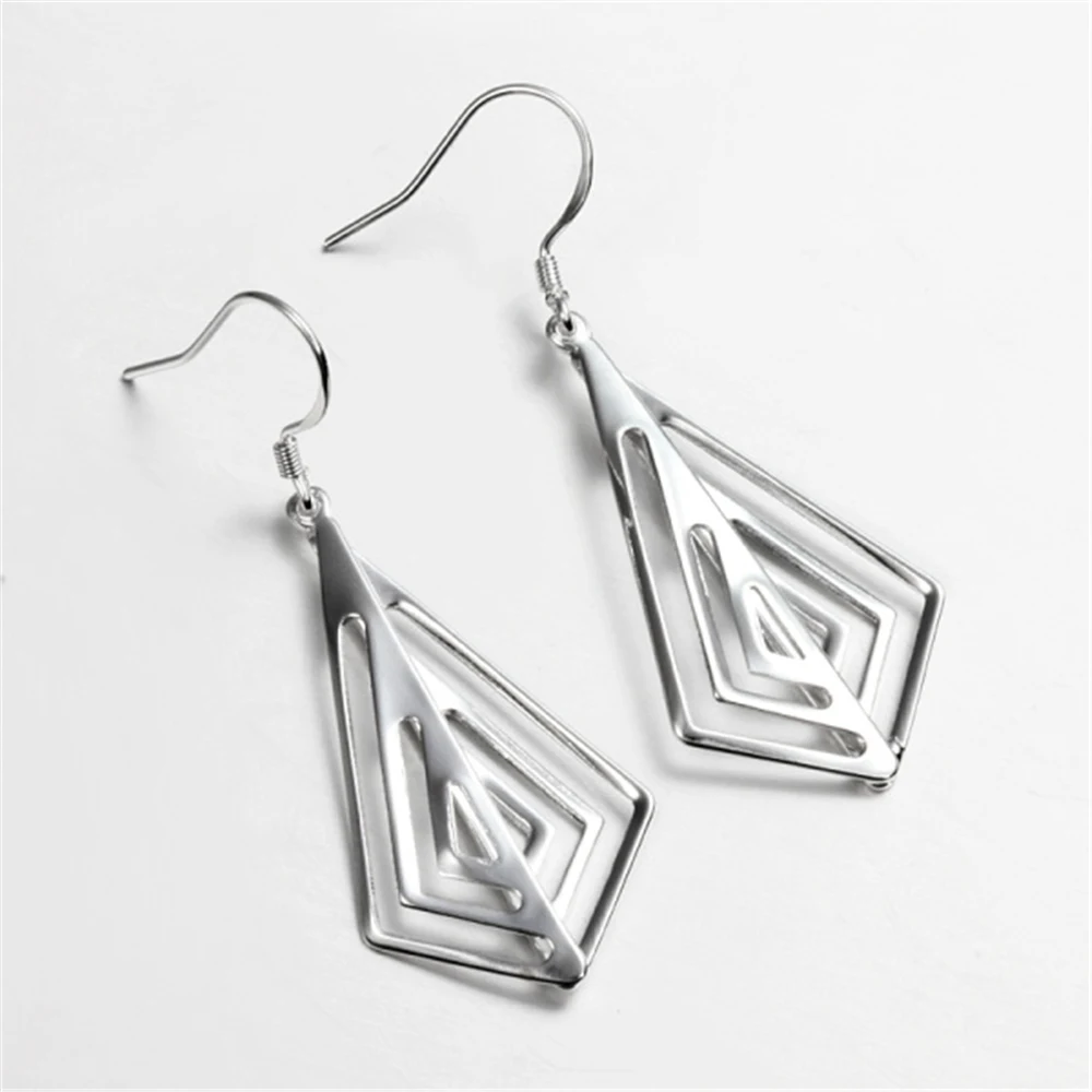 Hot Sell High Quality Fashion 925 Sterling Silver Earrings For Women