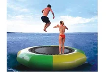 water trampoline 2 M diameter 0.6mm PVC inflatable trampoline or inflatable bouncer outdoor game summer water toy water park