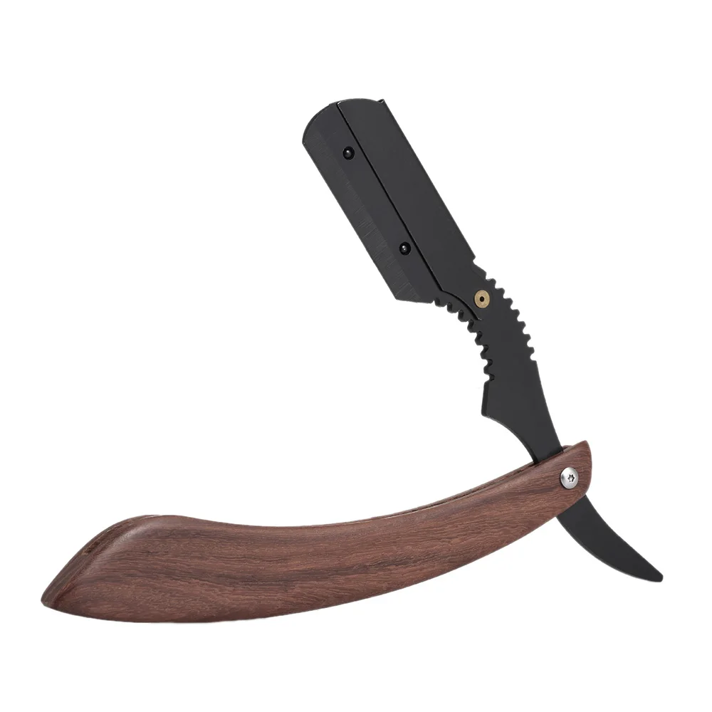 

Manual Shaver Professional Straight Edge Stainless Steel Sharp Barber Razor Folding Shaving Shave Beard Cutter holder(No blade)