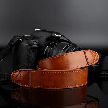 

PU Leather DSLR Camera Shoulder Strap Neck Belt For Sony a9 A7 II III A7R A7S A77 A99 RX10 A6500 A6300 HX400V HX400 HX300 H400