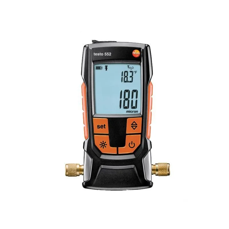 Testo 552 цифровой вакуумный манометр 0560 5522! Новинка! Вакуумный измерительный прибор тесто552 манометр 26,66 мбар