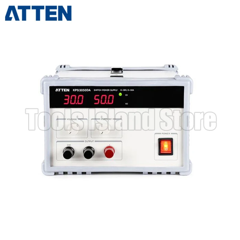 ATTEN KPS3050DA 220V Выход Регулируемый 0 ~ 30V 50A Высокая мощность DC источник