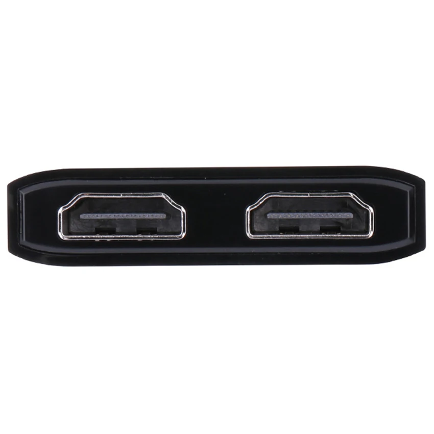Переходник с USB Type C на двойной HDMI адаптер 3 1 штекер гнездо преобразователь 4K @ 30 Гц