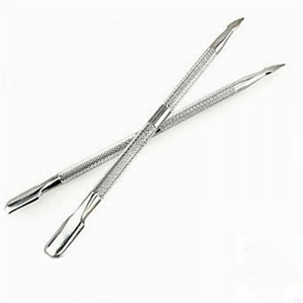 

1 PC NEW Fashion Nail Stainless Steel Cuticle Pusher Spoon Remover Manicure Pedicure Makeup Tool Health&Beauty