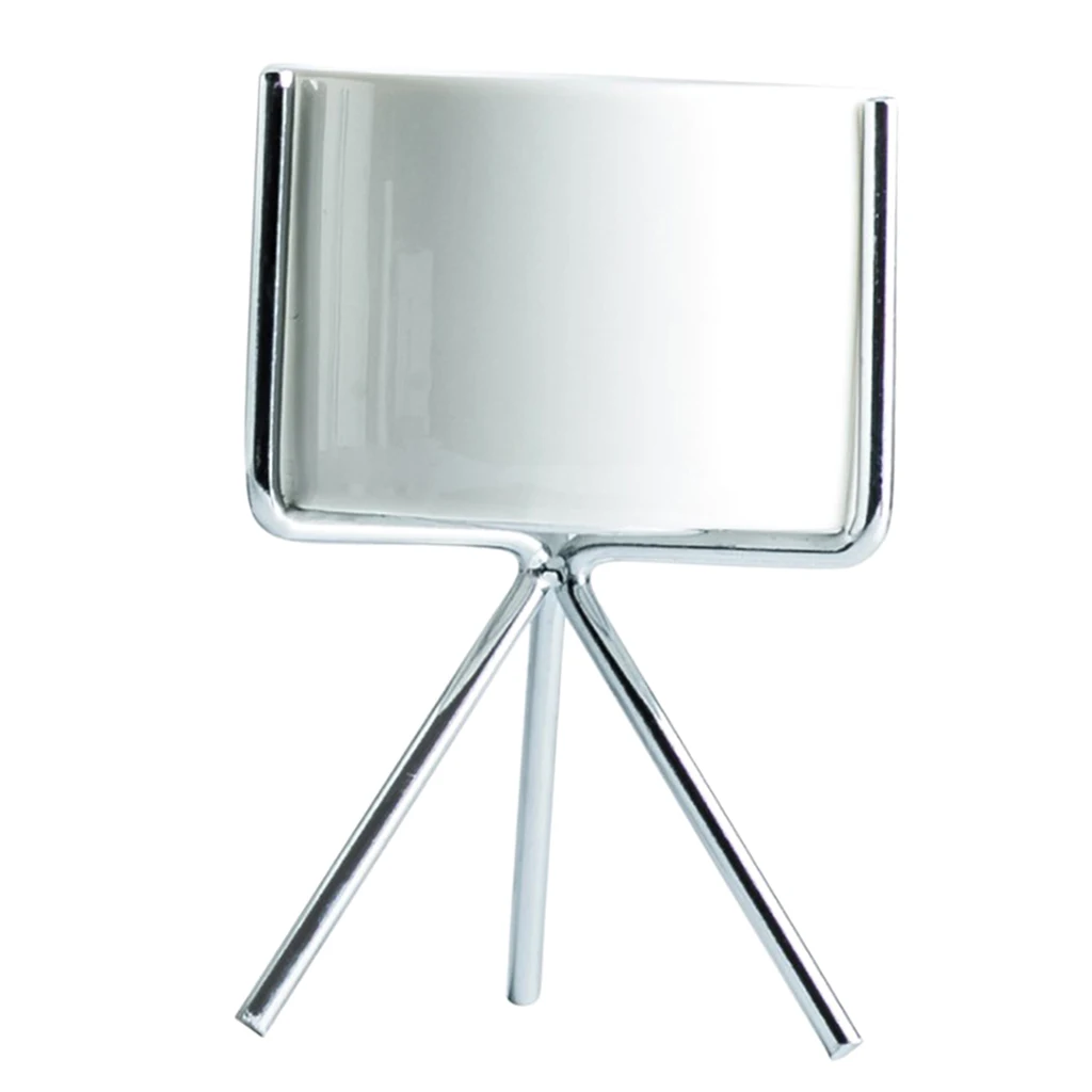 Nordic Style Metal Plant Stand Rack with Flower Pot S-Silver 5.5cm Pot