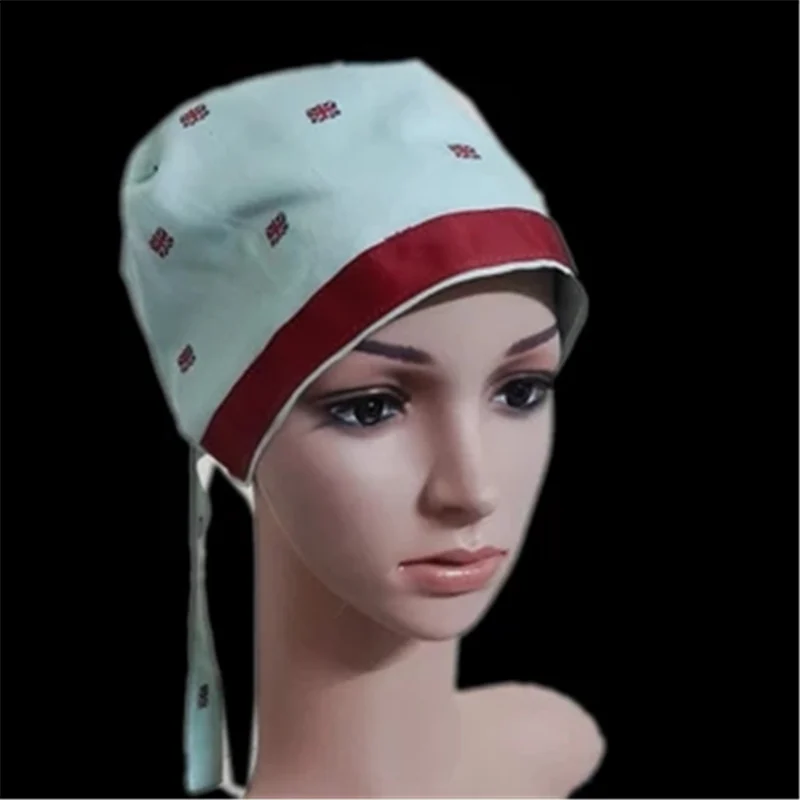Розовая шапка единорога хирургическая шапочка с мигающим медсестры анестезиолога хирургическая ткань шляпа