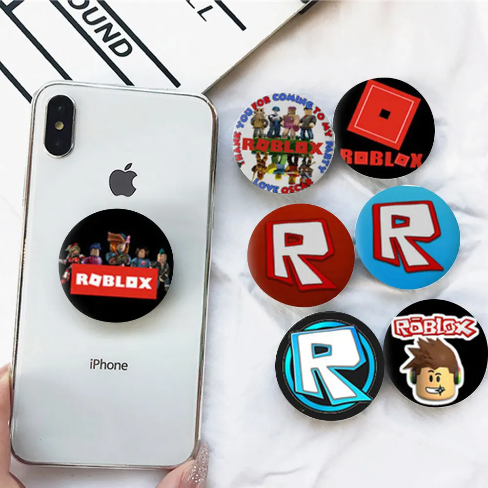

Giancomics Hot Game Roblox Mobile Phone Bracket Anime Balloon Stent Game Collapsible&Stand Finger Ring Stand Phoneholder Parts