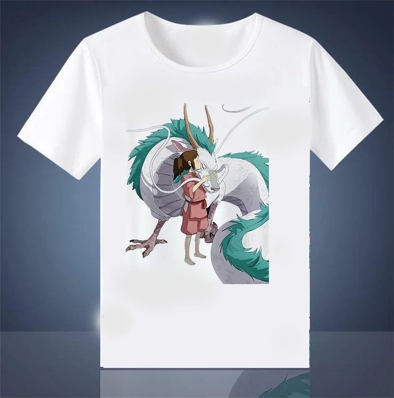 Новая уличная футболка для мужчин Ghibli Hayao Miyazaki Billie Eilish | Мужская одежда