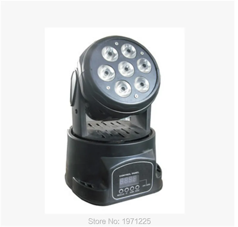 

mini moving head 7x12w rgbw 4in1 /mobil head light / DJ Disco Stage Party Effect Lighting