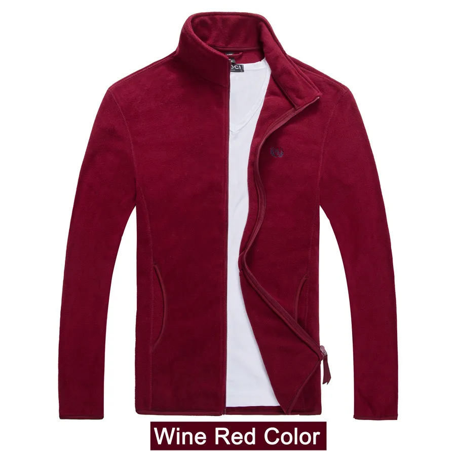 Мужская ветровка, зимние куртки, теплая толстовка, софтшелл, мужские куртки и пальто, уличная Мужская одежда, верхняя одежда - Цвет: wine red