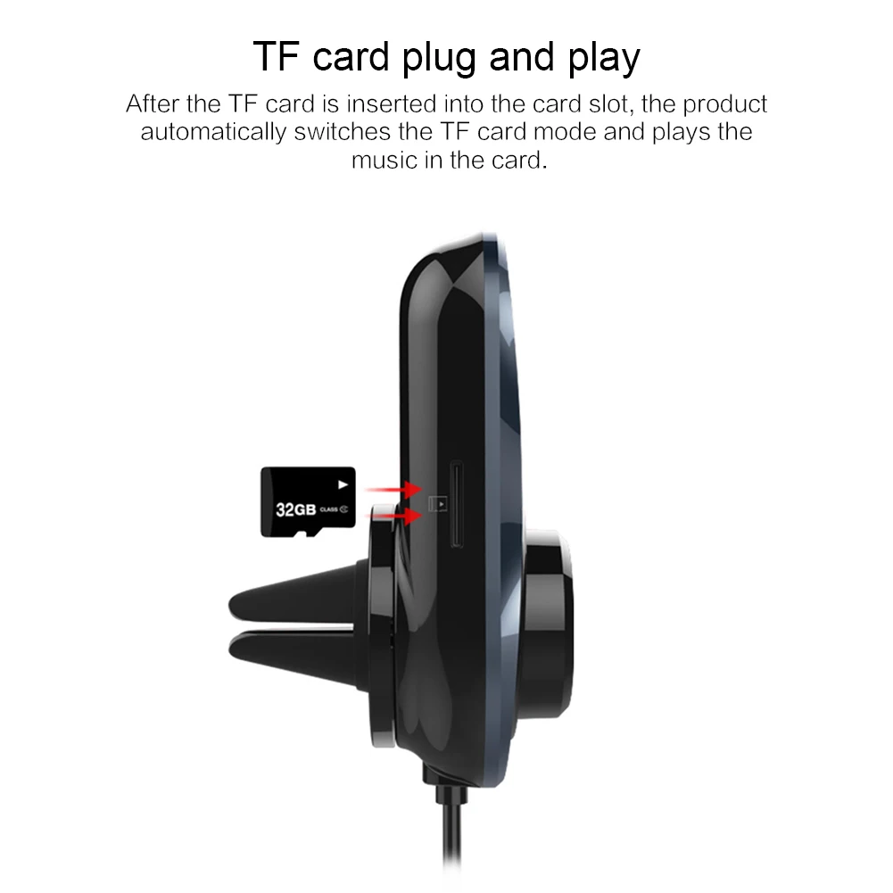FM трансмиттер автомобильный с Bluetooth mp3 плеером и ЖК дисплеем|MP3-плеер для авто| |